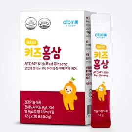 Atomy Kids Red Ginseng 12g x 30 packets / 애터미 키즈 홍삼 12g x 30포