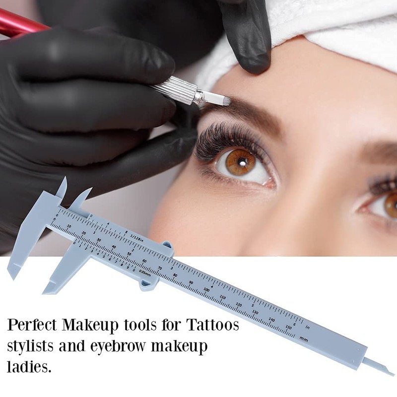 Eyebrow Ruler, Vernier Caliper Tattoo Eyebrow Ruler Eyebrow Ruler Reusable
