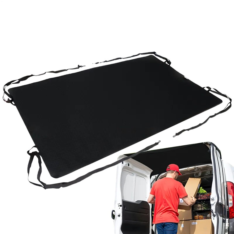 RV Rear Door Awning,Truck Sun Shade Cover | Windproof Rear