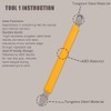 ChenShuo Sealant Finishing Tool Set,Stainless Steelhead Grout Residue Scraper,Caulk Finishing