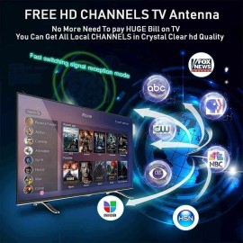 New 300 Miles Range Indoor Amplified Digital TV Antenna HDTV 4K HD 1080P