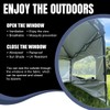 MordenApe Sunshade Sidewall with Mesh Window for 10x10 Pop Up