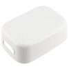 YUENPUN 10 PCS White Plastic Storage Organiser, Small White Plastic