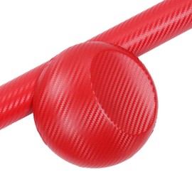 LZLRUN 3D Red Carbon Fiber Vinyl Wrap - Outdoor Rated for Automotive Use - 2ft x 5ft Knife + Hand Tool