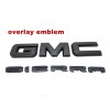 GMC Matte Front & Rear Emblem Overlay For 2019 -