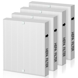 AP-1512HH H13 True HEPA Replacement Filter for Coway AP-1512HH AP1512HH Mighty Air Purifier,4 Pack HEPA Filter Only,AP-1512HH-FP Item NO #3304899