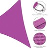 Yescom 1 Pack 22'x22'x22' Triangle Sun Shade Sail Fuchsia 97%