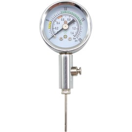 Air Pressure Gauge Football Balls, Ball Pumps, Ball Pressure Gauge, Mini Metal Ball, Barometer Tool Ball Gauge, Barometer Tool for Basketball/Football/Volleyball/Rugby