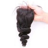 Oisk® 4Pcs Brazilian Loose Wave Remy Hair Weaves With Closure
