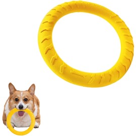 MUYYIKA Dog Toy, Toy, Chew Toy, Durable, Dog Toy, Small and Medium Dogs, Dental Toy, Fitness Ring, Round Frisbee, Lightweight, Durable, Intelligence Training, Lack of Exercise, Stress Relief, Outer