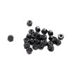 binifiMux 100pcs Black 4-40 Nylon Inserted Lock Nuts Self Locking