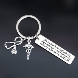 VALAFO Gift for Doctor Women Keychain Male Men Female Key Chains Best Doctor Present Female Doctors Jewelry Doctor Keychain