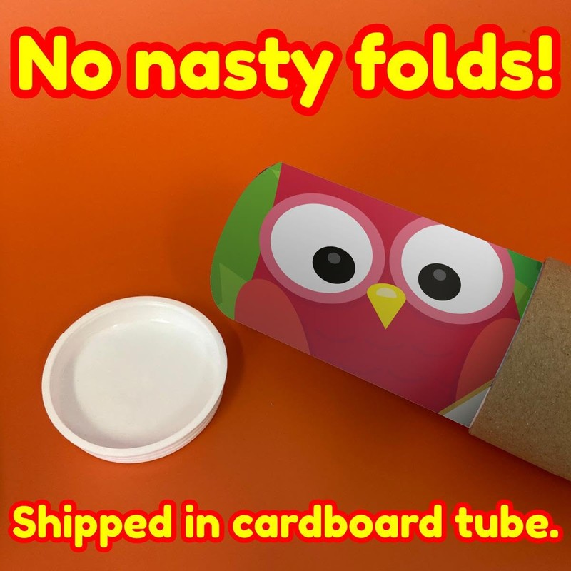 A2 Owl Star Durable Incentive Star Reward Classroom Wall Chart