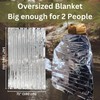 [1 Pack] Oversized Emergency Blanket 71”x142” | Emergency Mylar Blankets