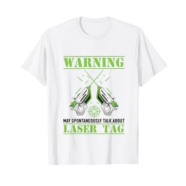 May Spontaneously Talk About Laser Tag Adult Team Laser Tag T-Shirt