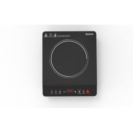 Panana Portable Induction Cooktop Hot Plate Countertop Burner 1800W, 10 Temp Levels, Timer, Auto-Shut-Off, Touch Panel, LED Display, Auto Pot Detection, Child Safety Lock (Red LED Dispaly 2)