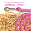 Lead Rope Horse with Panic Hook Rose Gold Horse Knitting