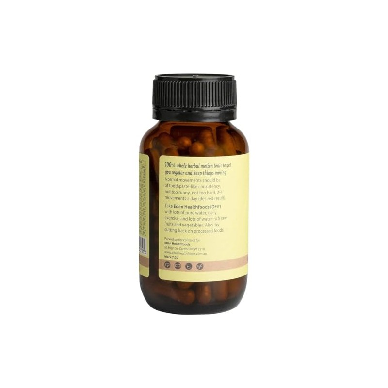 Eden Healthfoods IDF#1 Gut D-tox Week 1 100 Vegetable Capsules,