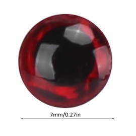 Pack of 100 3D Fishing Bait Eyes, Realistic Artificial Eyes, Fishing Lures, Artificial Eyes, Fishing, Fly Tying Bait for DIY Bait Fishing (7 mm)