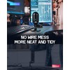 USB-Kondensatormikrofon (kabellos), Desktop-PC-Mikrofon, LED-Touch-Stummschaltung, Rauschunterdrückung, Aufnahme-Mikrofon, Remote-Konferenzen, Spiel-Streaming, Discord, Youtube,