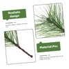 ULTECHNOVO 60pcs Faux Pine Branches Realistic Pine Needles for Christmas