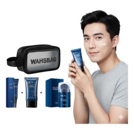 Skincare Hombre Protector Solar Contorno Ojos E Hidratante                                                                                            