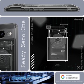 Spigen Google Pixel8 Case, Clear TPU Bumper Case, Double Layer Construction, US Military MIL Listed, Shockproof, Scratch-Resistant, No Yellowing, Wireless Charging Compatible, Ultra Hybrid ACS06279