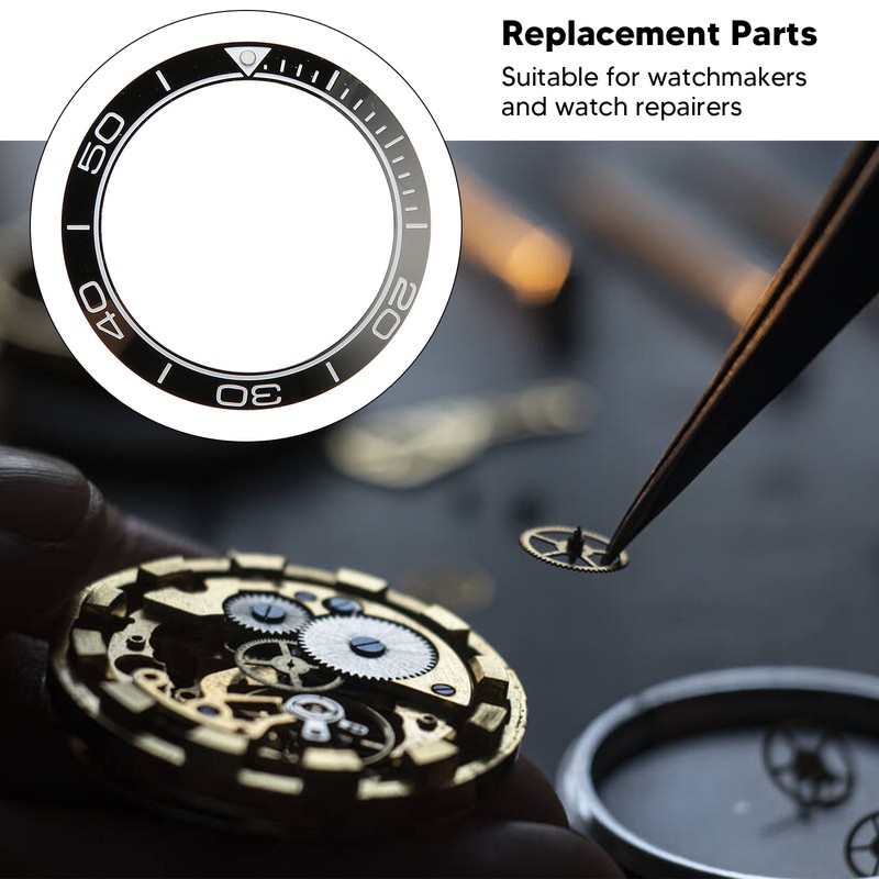 Watch Bezel Insert 41.5mm Ceramic Watch Bezel Ring Repair Replacement