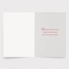 Designer Greetings Boxed Red Farm Studio Christmas Cards, Seagulls and Seashell Wreath (Box of 18 Nautical/Coastal Holiday Cards with White Envelopes)