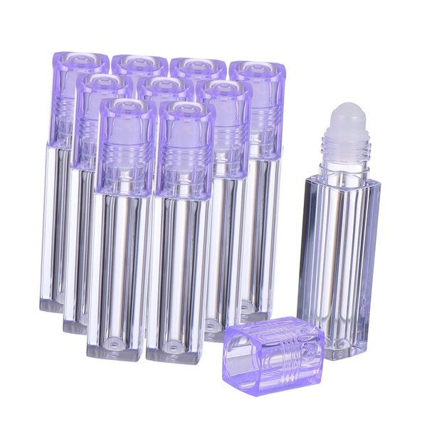 Mikinona 10pcs Square Essential Oil Roller Bottles Leak Design for