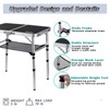 YihuiKo Folding Picnic Table, Camping Table, Adjustable Height Folding Table,