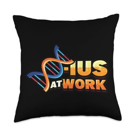 Genetic Science Gene Sequencing DNA Geneticist Throw Pillow