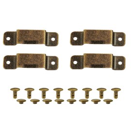 Tape Measure Holder Clips, Tape Measures Holder Bench Belt Universal Tool Hanger Storage Dock Bronze Rivet Hook Set