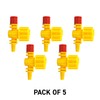 adjustable 360 degree sprinkler heads,screw onto riser tubes or into