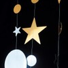 VOANZO 5Pcs Star Moon Hanging ornaments Bunting Banner Wall Ceiling