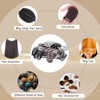 Prasacco Pack of 40 Hair Extensions Clips, Wig Clips, Hair