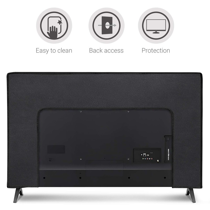kwmobile Dust Cover for 75" TV - Fabric Case TV