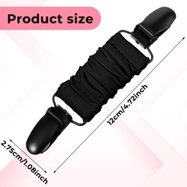 Mabor Dress Clips Back Cinch, Elastic Dress Tightener Clip for Fitting, Retro Cardigan Collar Clips Shawl Clip for Girls Women Scarf Clip to Tighten Sweaters Shawls Clothing