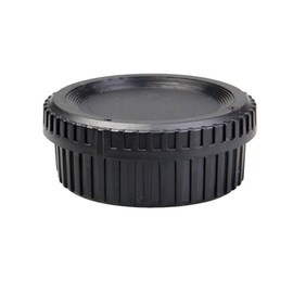 Camera Body Cap & Rear Lens Cover Compatible for Nikon D90 D7000 D850 D810 D780 D750 D5600 D5500 D5300 D3500 D3400 kit AF/AF-S/AF-P Lens.(2 Pack)