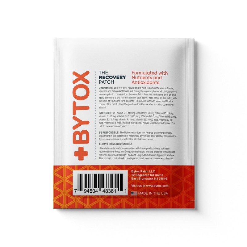 Bytox Recovery Patch 10 Pack