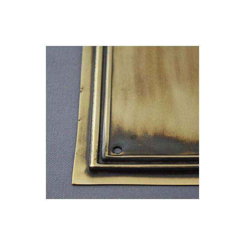 Lincoln Brass Finger Plate