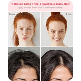 ‌4-in-1 Styling Cream for Flyaways & Curl Defining, Non-Greasy Smoothing Cream for Women & Kids, Add Shine Slick Back Hair, No White Flakes & Chemical Flavors Fly Away Hair Tamer