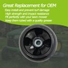 4PACK Replace for AM124706 210-300 AM125172 Plastic Deck Gauge Wheel