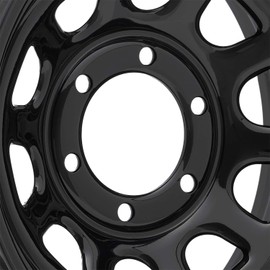 Pro Comp Steel Wheels Series 51 Wheel with Flat Black Finish (15x8"/6x5.5")