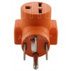 AC WORKS NEMA 6-30 Commercial Heater Adapter (30A 4-Prong Dryer