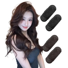 Hair Volume Pincher Hair Cushion 4 Pcs Hair Volumizing Base Fixing Sponge Hair Insert Tool for Hair Volumizing No Trace Top Hair Pin Bangs Hair Pad DIY Banquet Party Wedding Hair Accessories