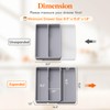 Lifewit Lifewit Utensil Drawer Organizer, Expandable Cooking Silverware Tray for