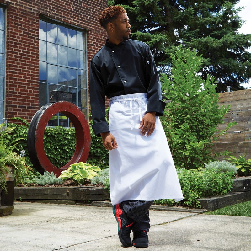 Uncommon Threads Unisex Bar Apron, Black, One Size