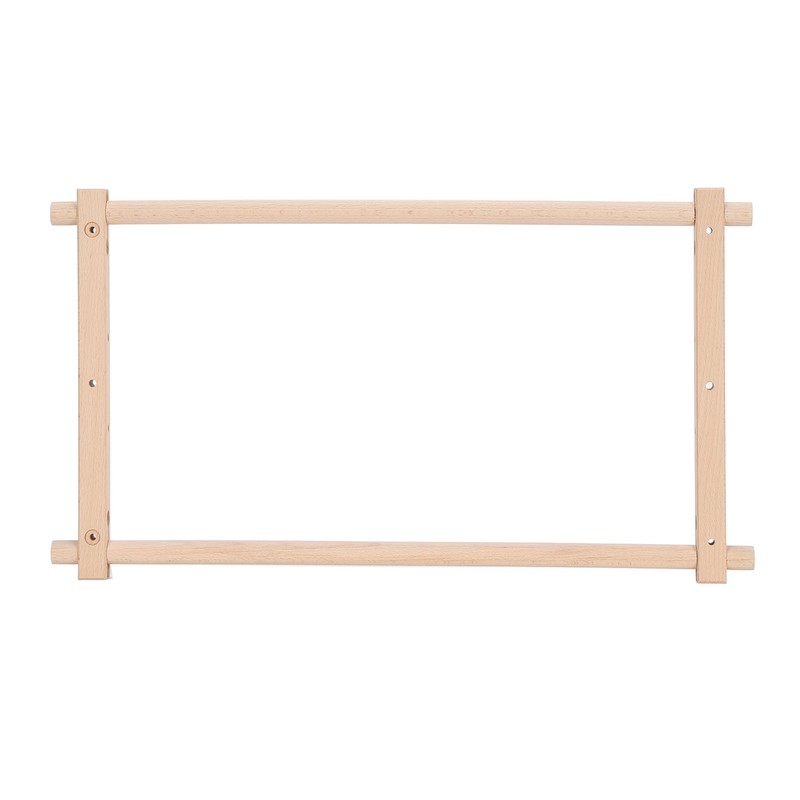 Cross Stitch Frame Rectangular Removable Wood Needlework Stretcher Frame Quilting