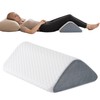 Knee Wedge Pillow 6.3'' for Post-Surgery Recovery-Leg Elevation Support for